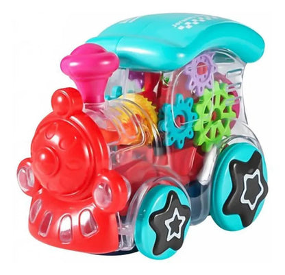 Tren Automático Transparente Juguete Luces Música Infantil Sin Personaje