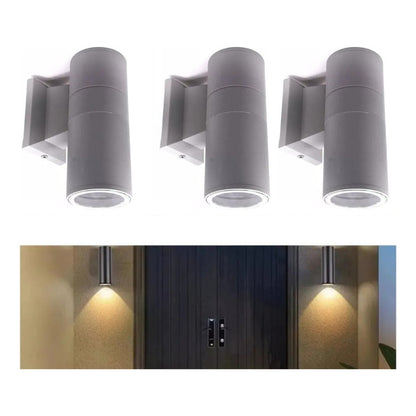 Set X3 Aplique Pared Exterior Luminaria Foco Unidireccional
