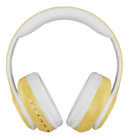 Auriculares Plegables Inalámbricos Bluetooth 5.0 Con Sonido De Alta Fidelidad Amarillo