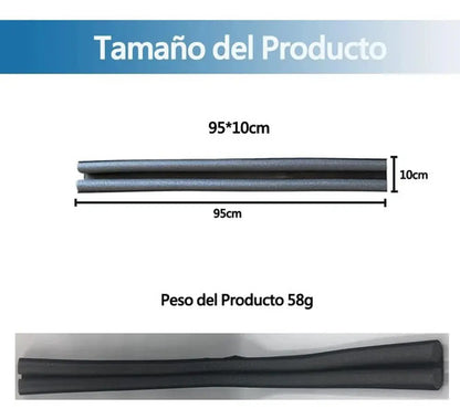 Set X2 Chorizo Puerta Casa Tope Zocalo Burlete Proteccion Varios Liso