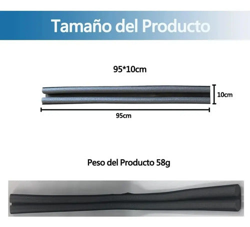 Set X3 Burlete Puerta Casa Tope Zocalo Proteccion Insectos Varios Liso