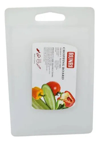 Tabla Plástica Picar Antiderrame Cocina Corte 40x30cm Lisa