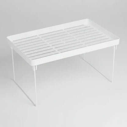 Estante Organizador Multiuso Plegable Apilable 38cm Blanco