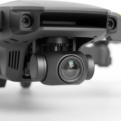 Dron Plegable Cámara Control Remoto Led Giro 360 Recargable Negro