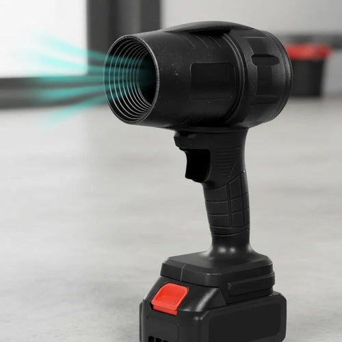 Soplador De Mano Portátil Recargable Con Maletín Portátil Negro