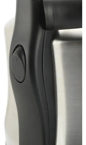 Jarra Electrica 1.2 Litros 1500w Acero Inoxidable Caldera Plateado