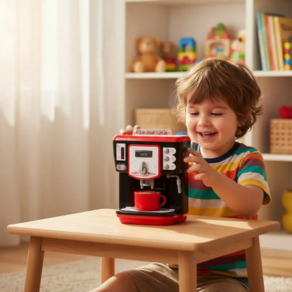 Cafetera Infantil Luz Sonido Taza Espumador 2 Pilas Aa