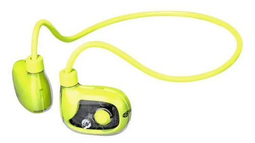 Auricular Open Ear Deportivo Transparente Táctil Inalámbrico Verde