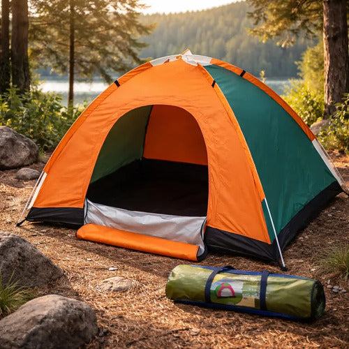 Carpa 4 Personas Camping Iglu Mosquitero 200 X 200 X 135cm Aleatorio