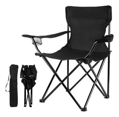 Carpa Camping 3 A 4 Personas + 3 Sillas Plegables Posabrazos Aleatorio