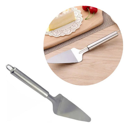 Espatula Pala Para Cortar Y Servir Torta De Acero Inoxidable Plateado