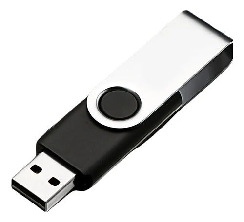 Pendrive Memoria Usb 8gb 3.0 Alta Velocidad Pc Mac Laptop Negro