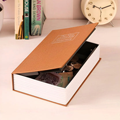 Caja Fuerte Imitacion Libro 24x15cm Seguridad 2 Llaves Varios