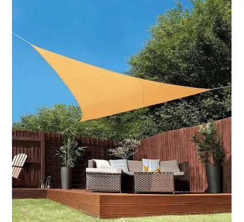 Toldo Lona Triangular 3.6m Impermeable Jardin Sombra Sombra Aleatorio - 2 Colores