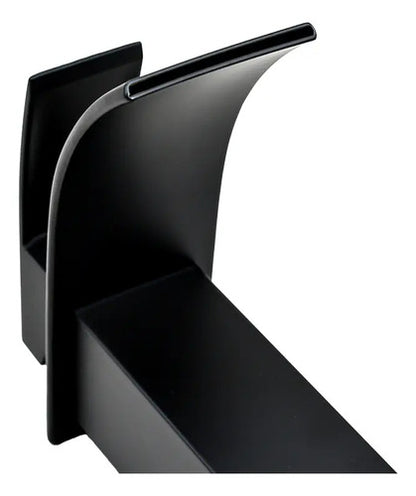 Canilla Negra Para Lavatorio Baño Monocomando Mezcladora