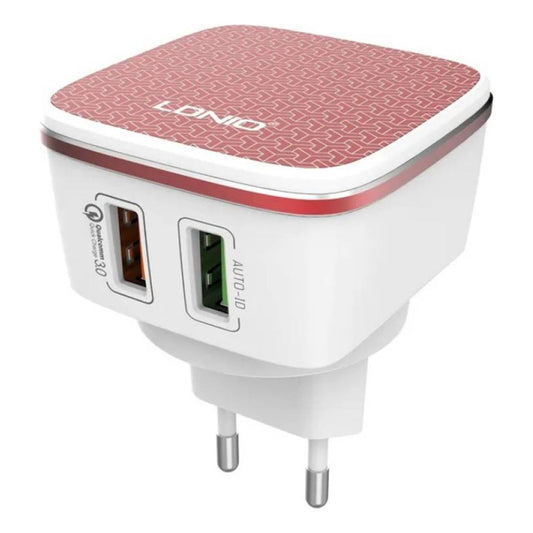 Cargador Pared 30w Usb Carga Rapida Rojo
