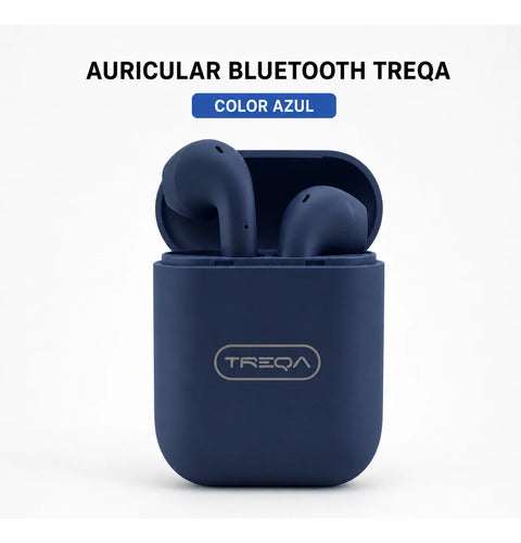 Auriculares Inalámbricos 6 Colores Bluetooth Estuche In Ear Azul