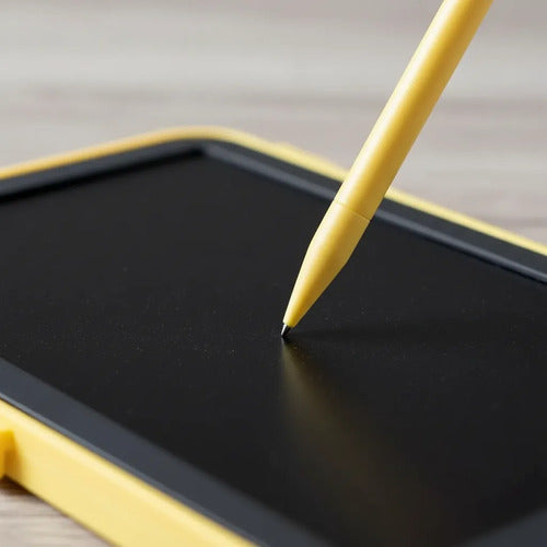 Cartuchera Escolar Pizarra Mágica Lcd 7 Pulgadas Infantil Amarillo