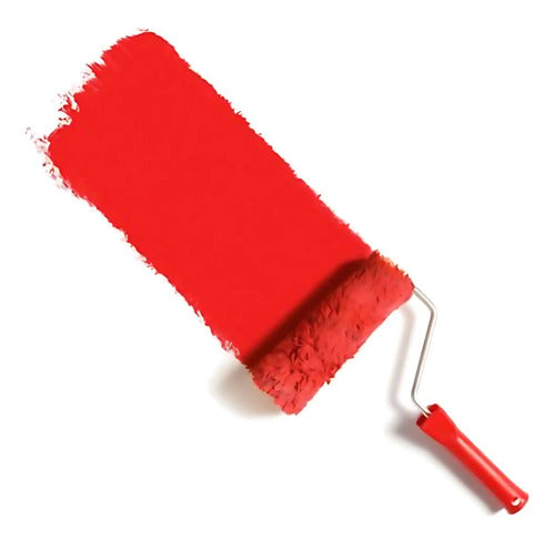 Rodillo Para Pintar Pintura Felpa De Nylon Con Mango