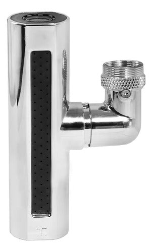 Puntero Grifo Multiuso 13cm Cromado Canilla Mesada Pared Cromado