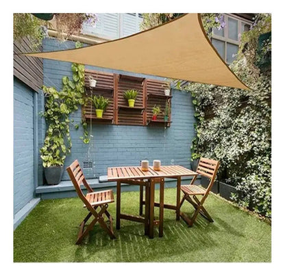 Toldo Lona Cobertor Triangular Impermeable Poliester 4x4x4