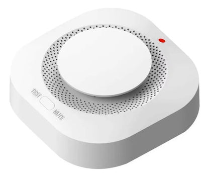 Detector Humo Wifi App Tuya Alarma Alta Sensibilidad Blanco