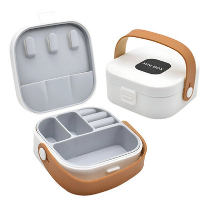 Min Caja Organizador Joyas Anillos Accesorios Joyero 9x9x4cm Aleatorio