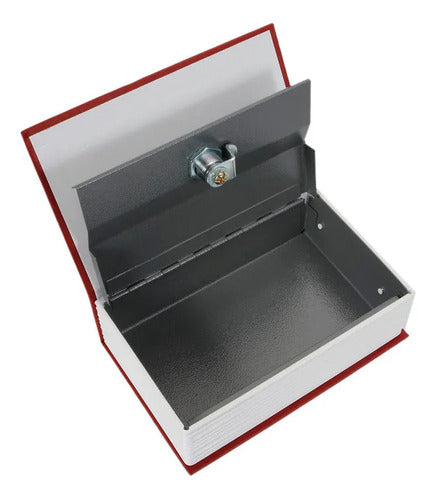 Caja Fuerte Imitacion Libro 24x15cm Seguridad 2 Llaves Varios