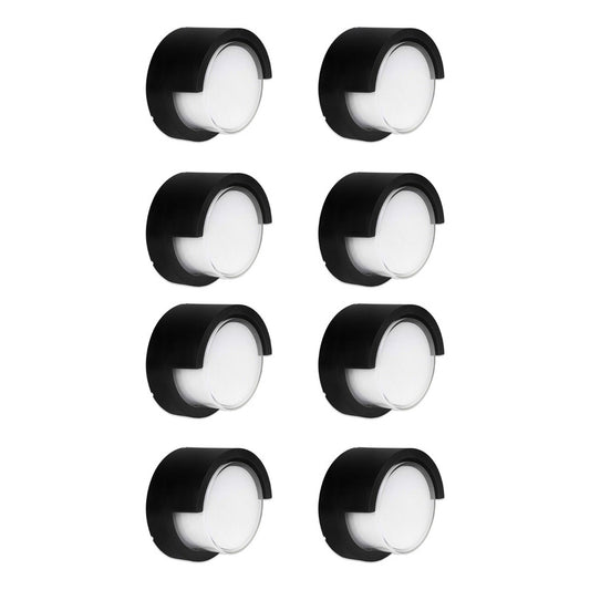 Set X8 Foco Pared Aplique Exterior Lampara Luminaria