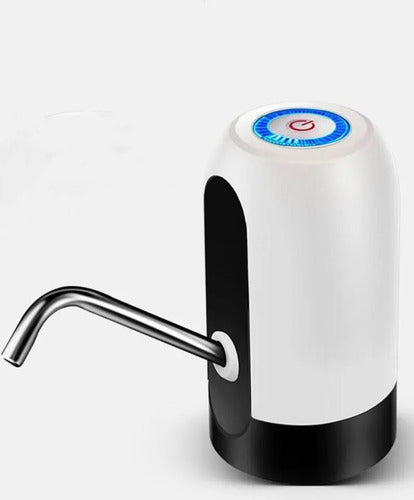 Dispensador De Agua Automatico Para Bidon Recargable 12cm Blanco