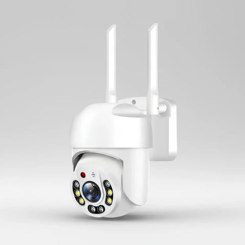 Camara De Seguridad Wifi Vision Nocturna Led 360 Domo 1080hd Blanco