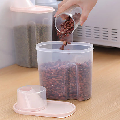 Tarro Recipiente Cocina Contenedor Alimentos Tapa Medidora Aleatorio