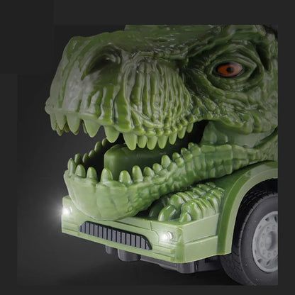 Auto A Control Remoto Con Luces Led Diseño Dinosaurio Aleatorio