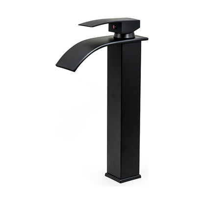 Canilla Negra Para Lavatorio Baño Monocomando Mezcladora