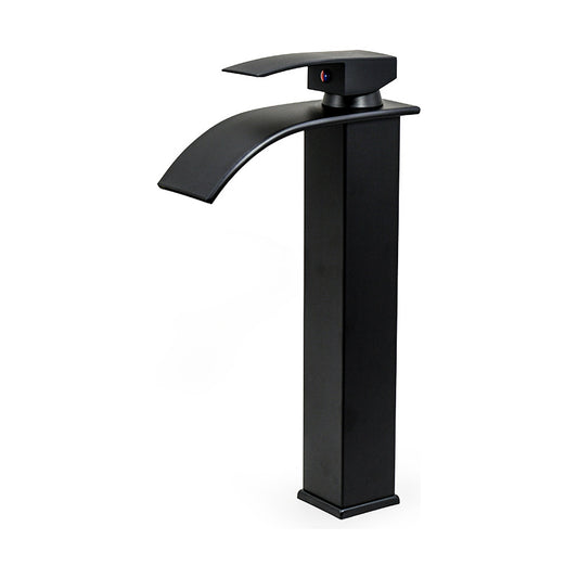 Canilla Negra Para Lavatorio Baño Monocomando Mezcladora