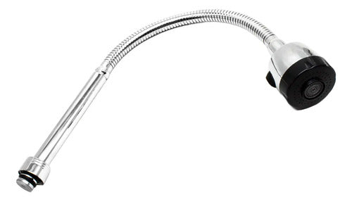 Monocomando Mesada Rifo Flexible Cromado Canilla Cocina