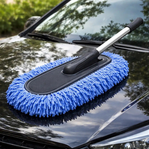 Cepillo Microfibra Extensible Para Limpiar Autos