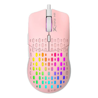 Mouse Gamer Con Cable 6 Botones Luz Rgb