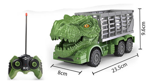 Auto Con Control Remoto Con Luces Led Diseño Dinosaurio Aleatorio