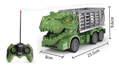 Auto A Control Remoto Con Luces Led Diseño Dinosaurio Aleatorio