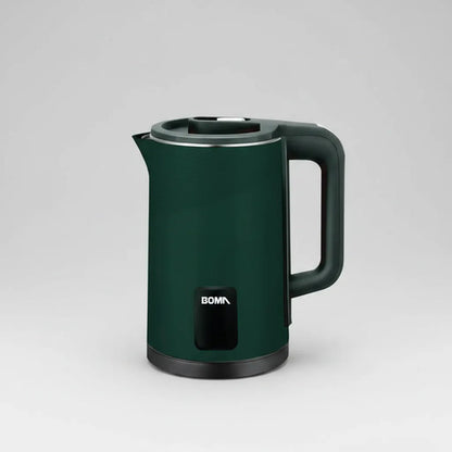 Pava Jarra Electrica 2.3l Doble Capa Corte Automatico Mate Verde