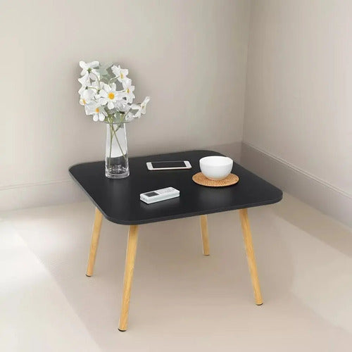 Mesa Minimalista Centro Living Madera Ratona