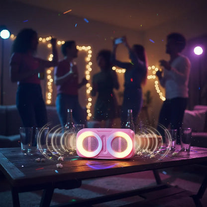 Parlante Bluetooth 2x3'' Led Rgb Tws Tf Usb Fm Portátil Aleatorio - Segun Stock