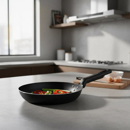 Sarten Aluminio 22cm Loreto Cocina Mango Termico Omeletera Negro