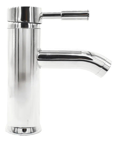 Monocomando Lavatorio Canilla Baño Mezcladora Pileta Cromada