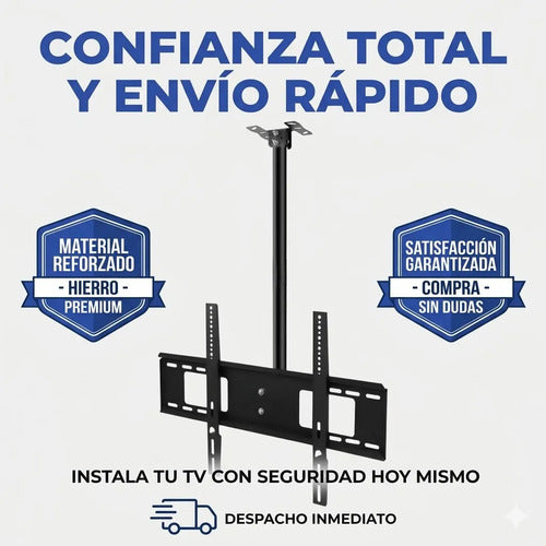 Soporte Pared Televisor Articulado Brazo Extensible 26-65 Negro