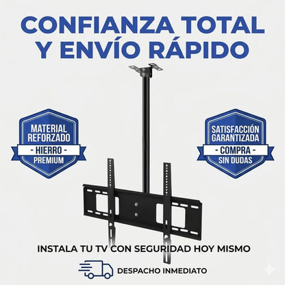 Soporte Pared Televisor Articulado Brazo Extensible 26-65 Negro