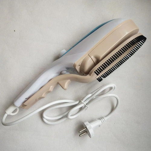 Plancha A Vapor Portatil Plancha Ropa A Vapor Blanco Con Azul Verde