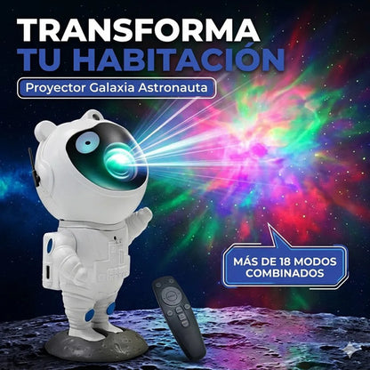 Lámpara Proyector Galaxia Astronauta Inalambrico Astronauta Blanco Aleatorio