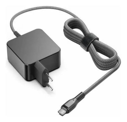 Cargador Para Pc Tipo C Laptop Notebook 65w Usbc Negro
